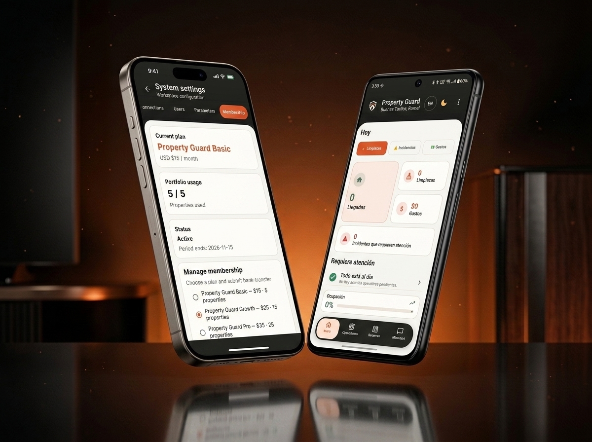 Property Guard iPhone and Android Mobile Apps